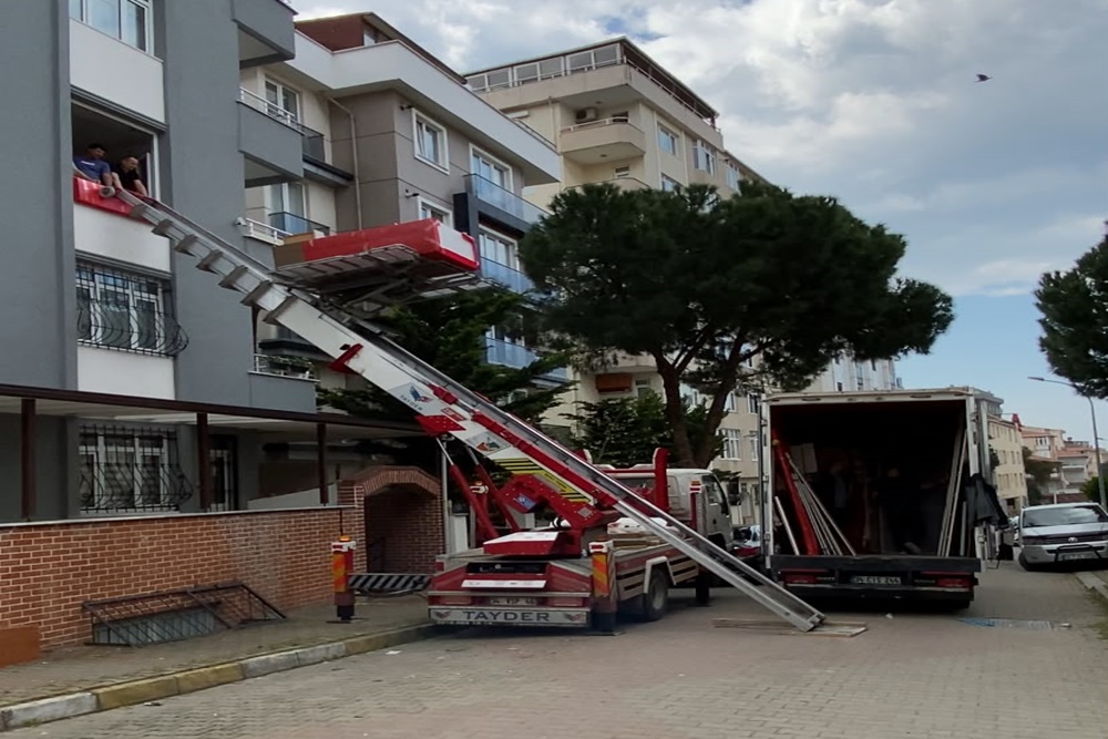 bina dışı asansör sistemi